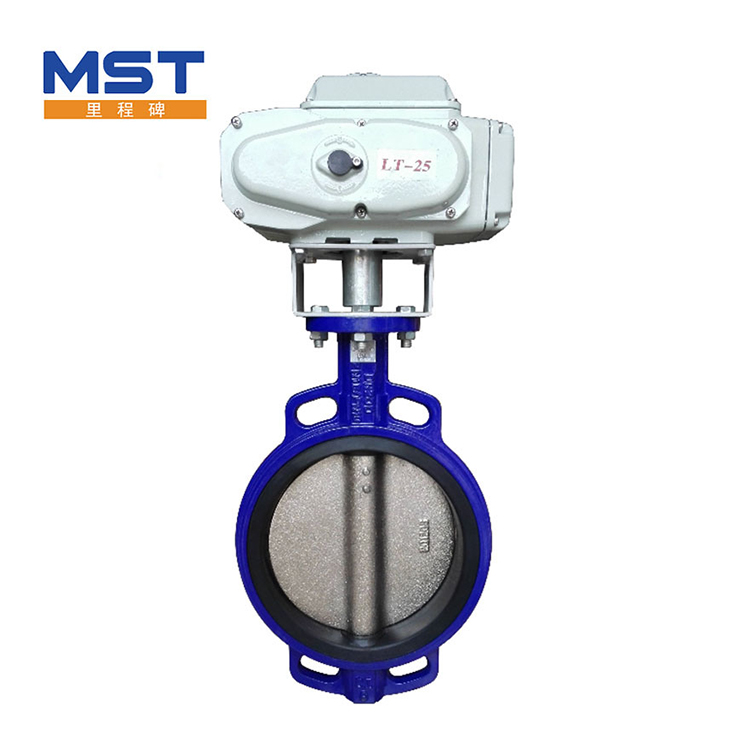 Motorized Butterfly Valve na May Actuator Operator