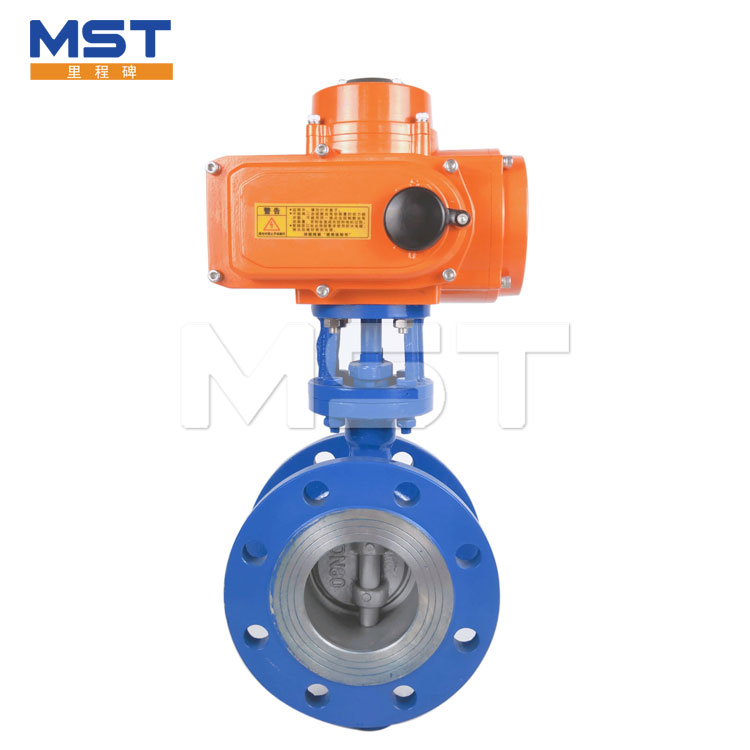 Pneumatik na Flanged Butterfly Valve